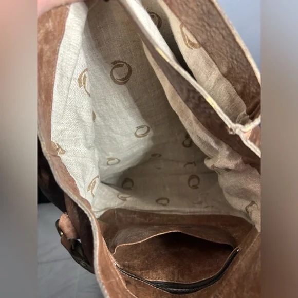 Calleen Cordero Studded Distressed Leather Tote Bag - Picture 6 of 7